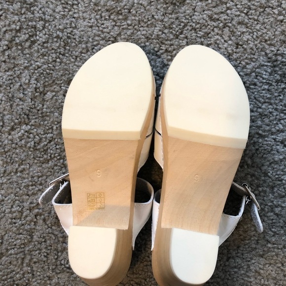 Jeffrey Campbell Donostia Clog Mule Sandal White Patent size 9 - Picture 3 of 8